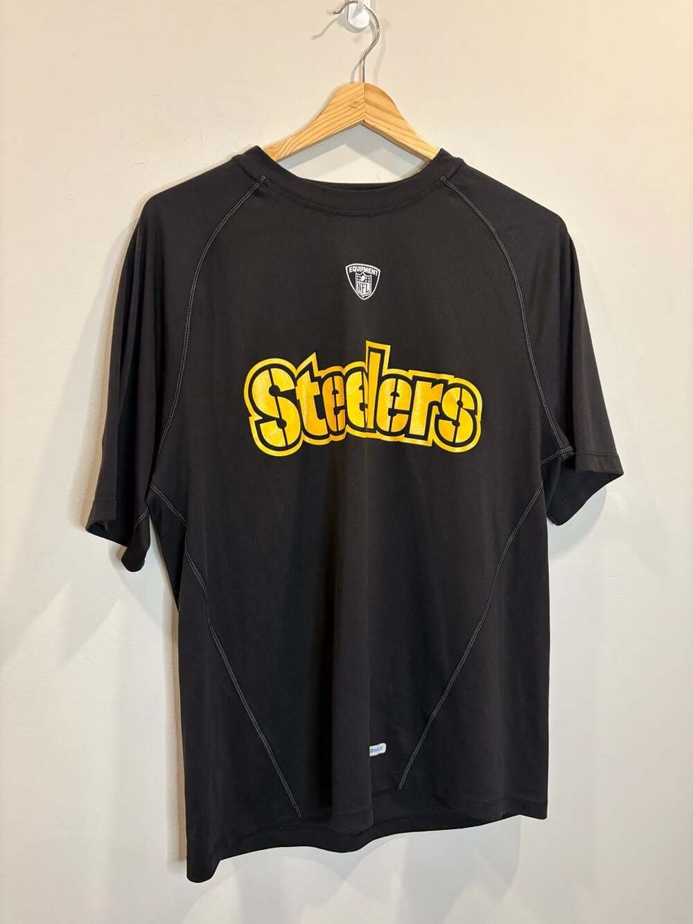NFL Pittsburgh Steelers Black Speedwick Short Sleeve Athletic T-Shirt